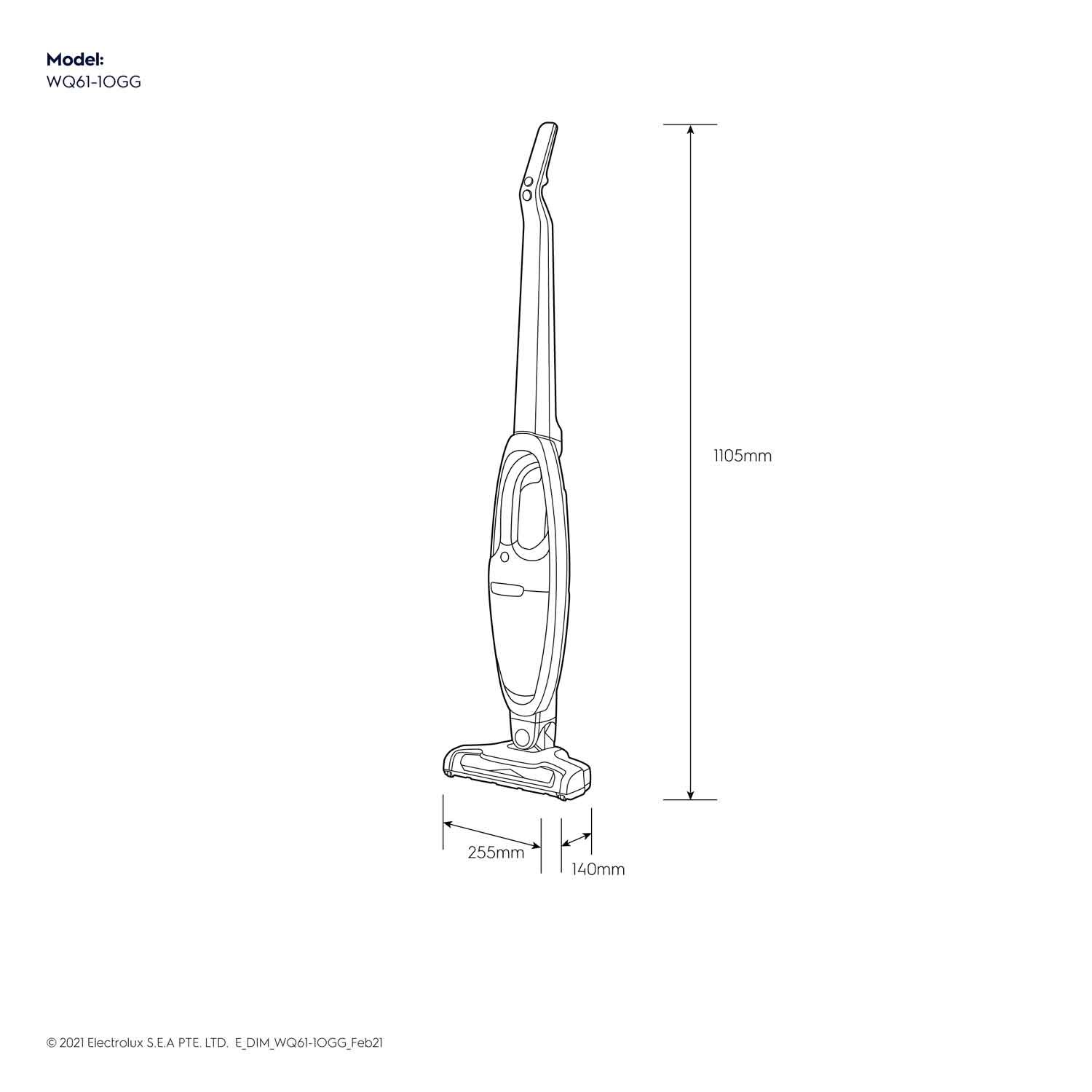 Well Q6 self-standing cordless vacuum cleaner thumbnail 7