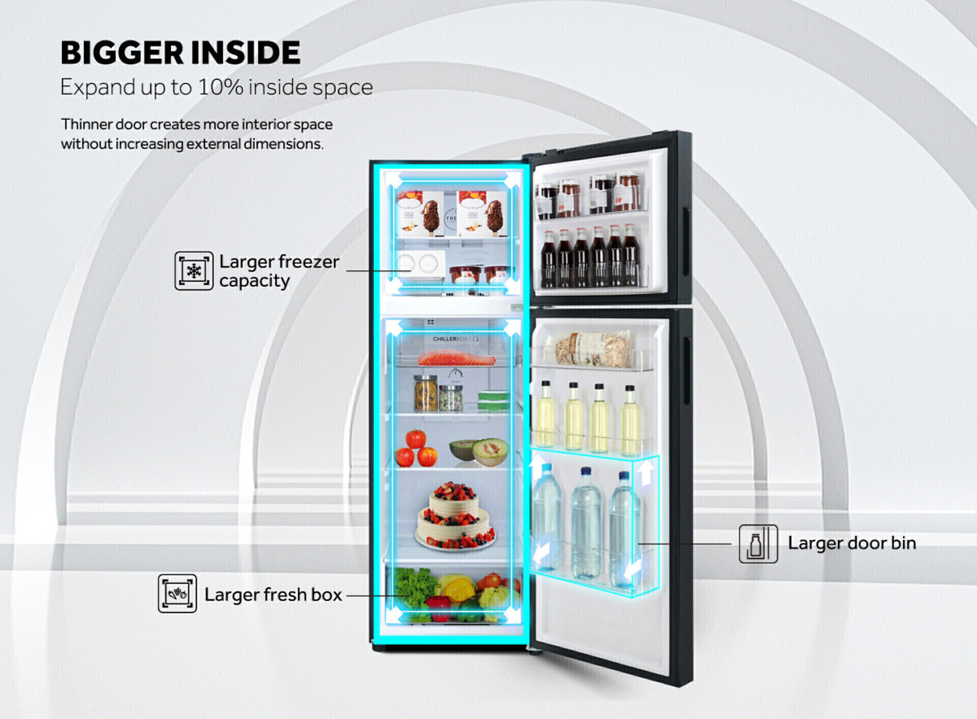 Haier HRF-458IHM Top Mount Series thumbnail 6