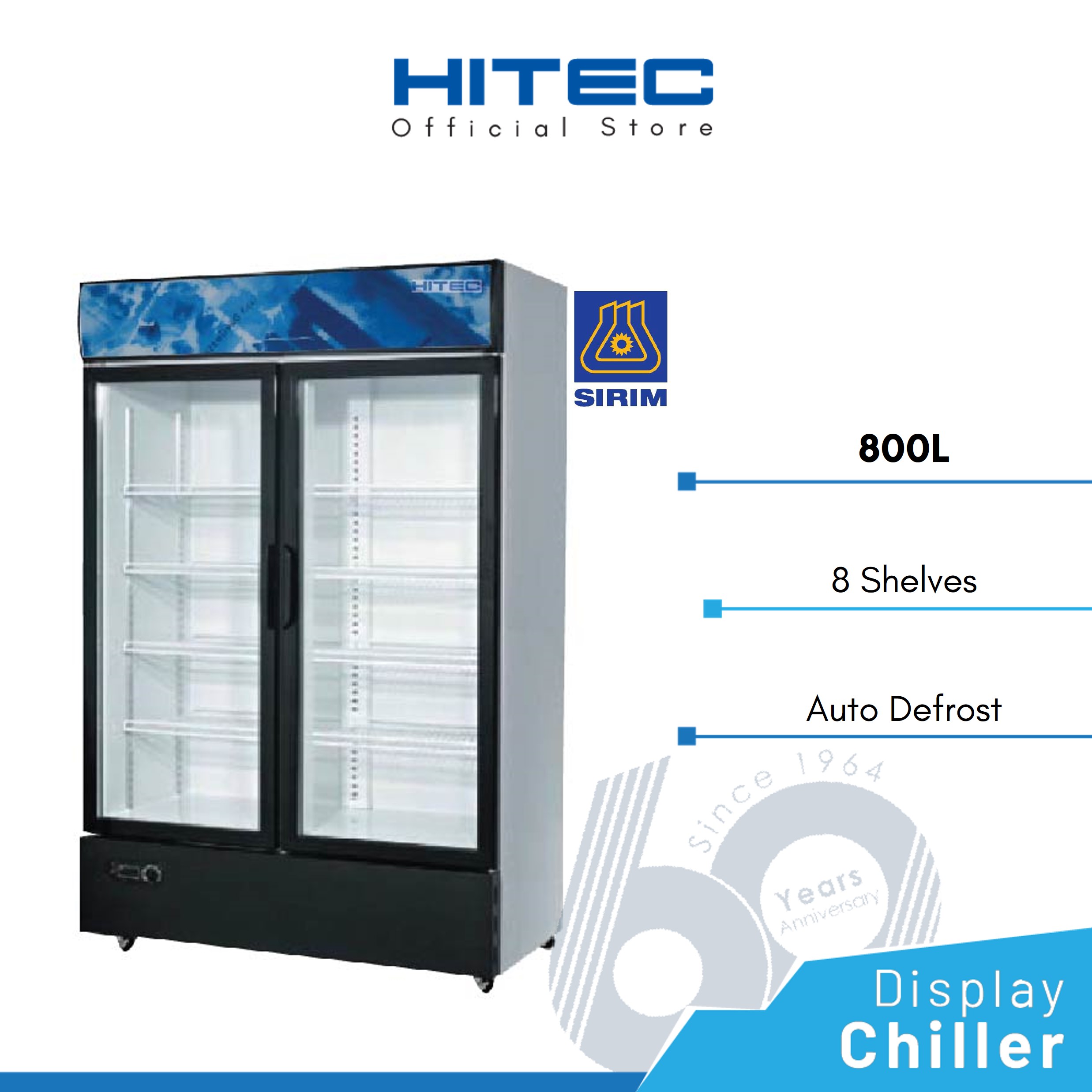 Display Chiller 2 Door (800L) HTC-808D2