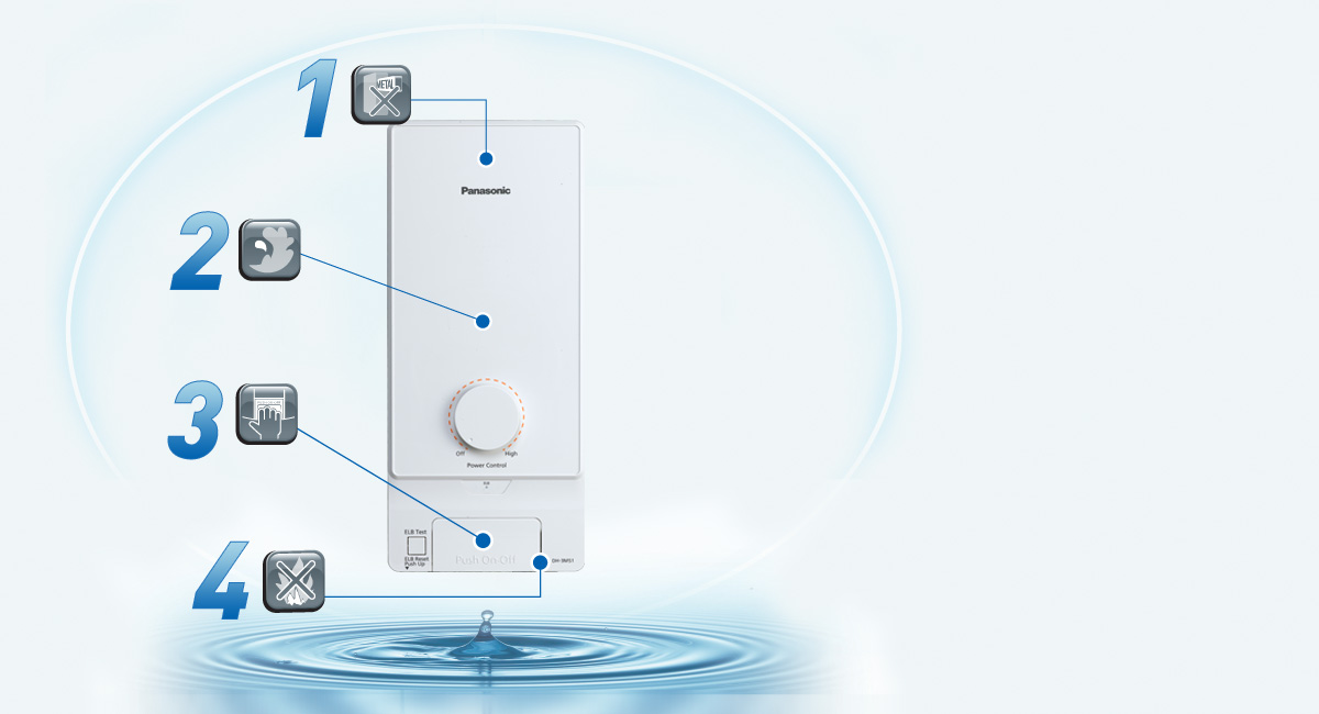 Home Shower (Non-Jet Pump) DH-3MS1MW thumbnail 3