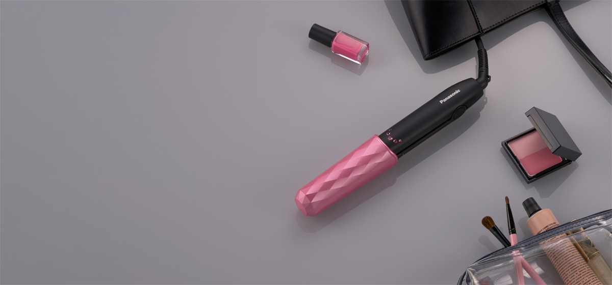 Compact Hair Straightener & Curler EH-HV11-K655