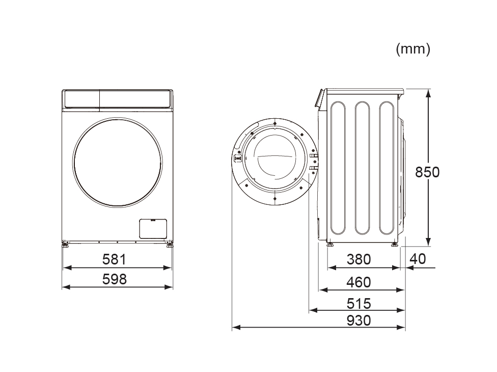 8 kg Hygiene Care Front Load Washing Machine NA-16JF1WMY thumbnail 4