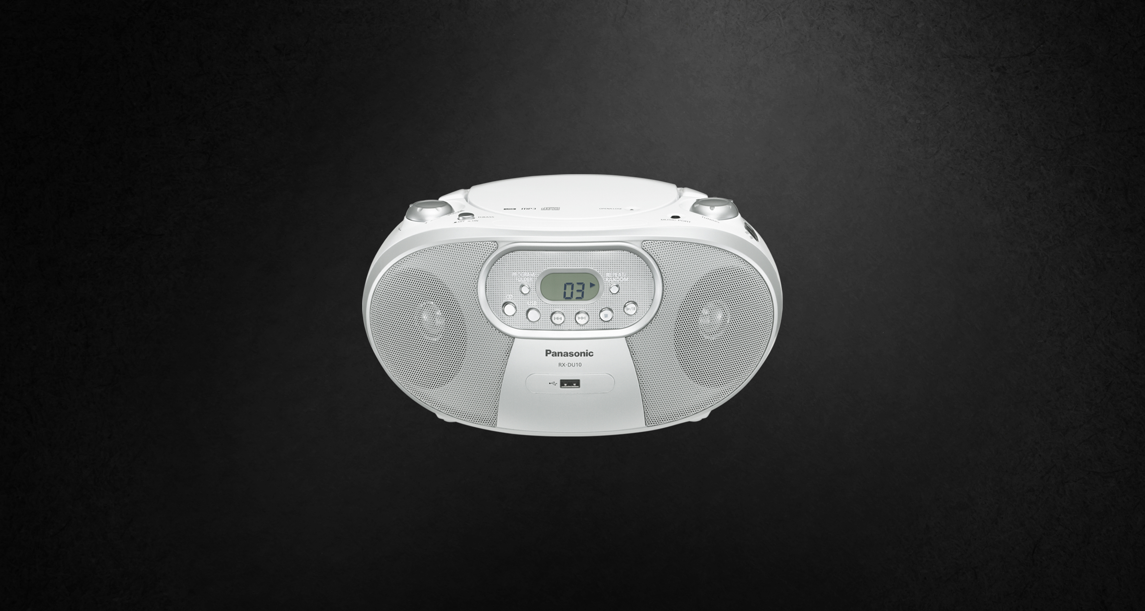 RX-DU10GA-W Portable CD Radio