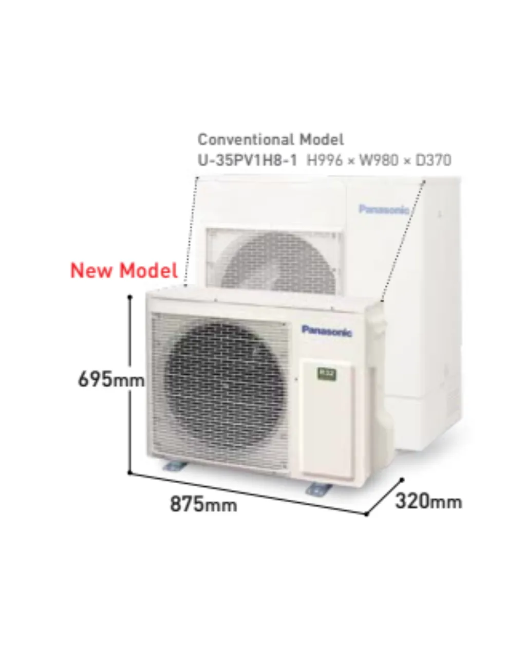 S30PU1C/U30PN5 3.0HP Panasonic Non-Inverter Ceiling Cassette Air Cond Single Phase thumbnail 2
