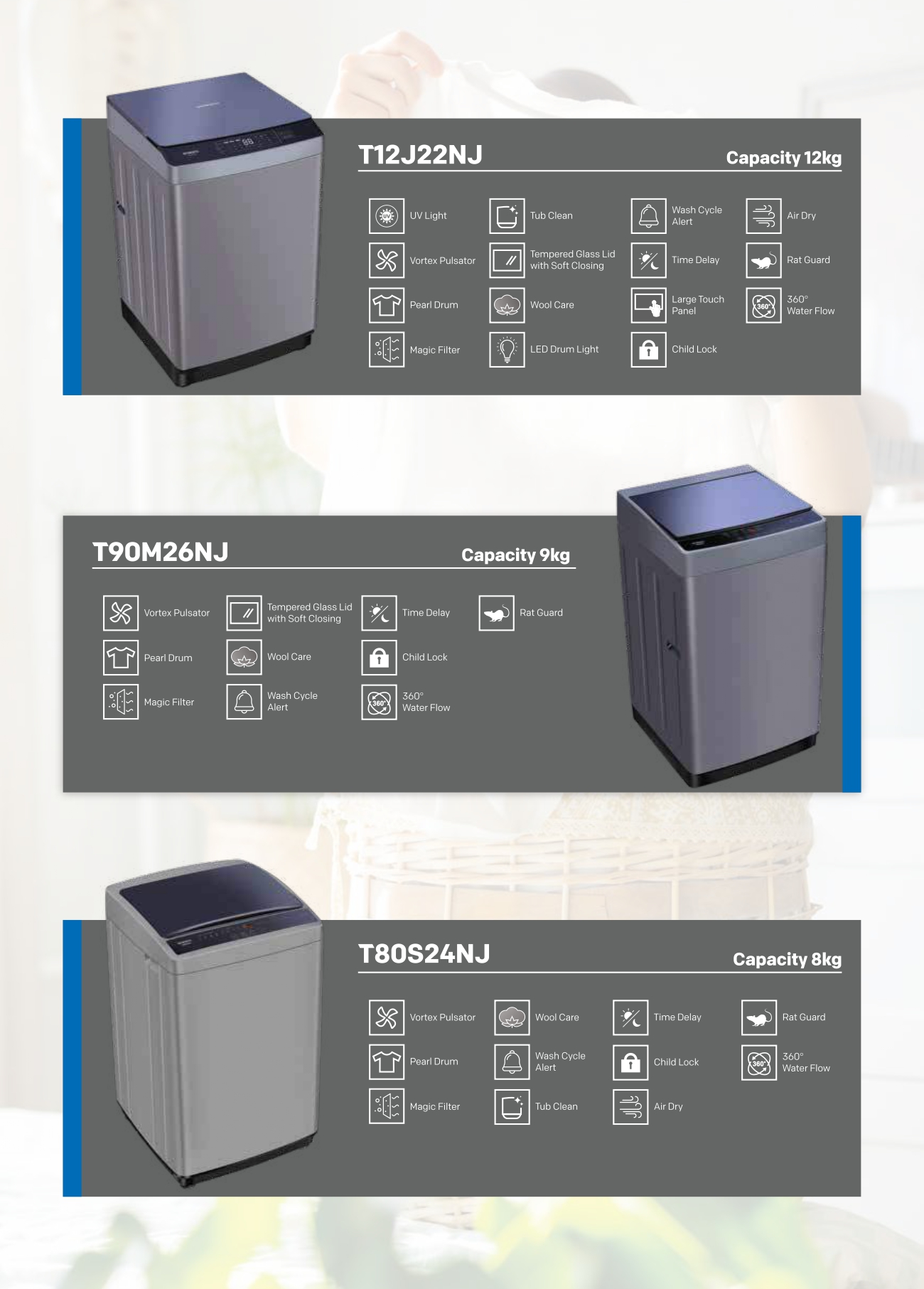 Top Load Washer T80S24NJ thumbnail 7