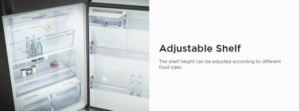 TCL 460L 2-Door Top Mount Refrigerator TR-NT460ASP thumbnail 7