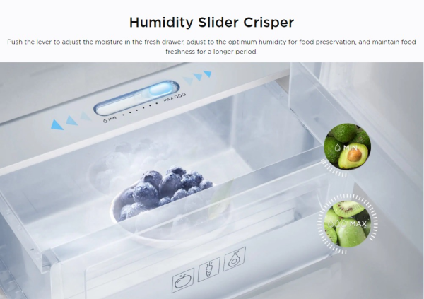 TCL 460L 2-Door Top Mount Refrigerator TR-NT460ASP thumbnail 3
